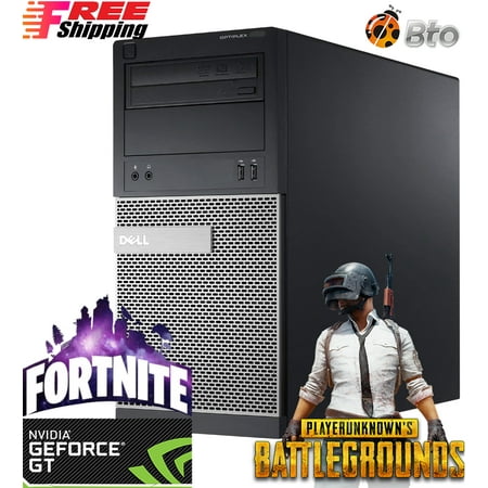 Restored Gaming Dell Desktop Tower Computer PC Intel Core i5 Processor 16GB Ram 2TB HDD, AMD Radeon RX 550 DDR5, Bto KB & Mouse Wifi Adapter Windows 10 (Refurbished)