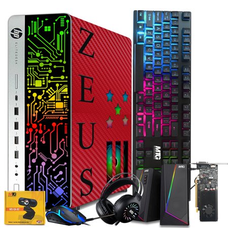 Restored HP G3 Gaming Desktop PC, Intel Core i7 6th Gen, GT 1030 2GB DDR5, 16GB RAM, 512GB SSD + 2TB HDD, RGB Kit, Win 10 Pro (Refurbished)