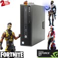 thumbnail image 1 of Restored Gaming HP 600 G2 Desktop SFF Computer PC, Intel Pentium G4400 3.3GHz Processor 16GB Ram, 120GB SSD, 500GB HDD, AMD RX 550 4GB DDR5, Bto WiFi Adapter, Windows 10 (Refurbished), 1 of 9