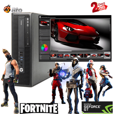 Restored Gaming HP Prodesk 600 G2 SFF Desktop Computer Core i56th, 8GB Ram, 2TB HDD, Nvidia GT 1030, 19" LCD, Keyboard & Mouse, WiFi, Bluetooth, Win10 Home (Refurbished)
