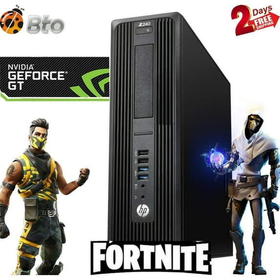 Restored Gaming HP Z240 Workstation SFF Computer Core i5 6th 3.4GHz, 8GB Ram, 500GB HDD, 120GB M.2 SSD, NVIDIA GT 730, Keyboard and Mouse, Wi-Fi, Win10 Home Desktop PC (Refurbished)
