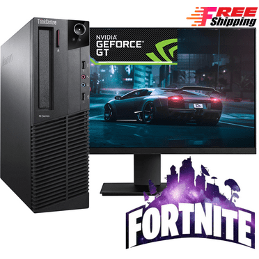 Restored Gaming Lenovo M81 Desktop SFF Computer PC Intel Core i5 Processor 16GB Ram 2TB HDD NVIDIA GT 1030 DDR5 19" Monitor Bto KB & Mouse Wifi Adapter Bluetooth Windows 10 (Refurbished)