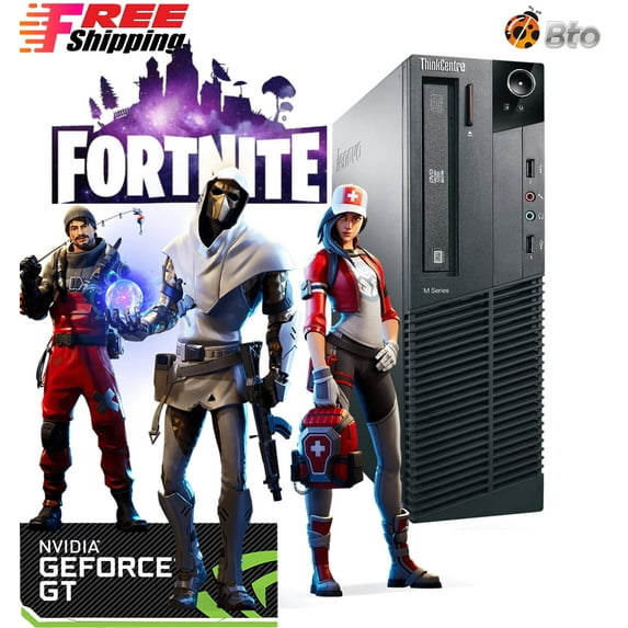 Restored Gaming Lenovo M82 Desktop SFF Computer PC Intel Core i5 3.2GHz Processor 16GB Ram 500GB HDD, NVIDIA GeForce GT 1030 GPU, Bto KB & Mouse Wifi Adapter Windows 10 (Refurbished)