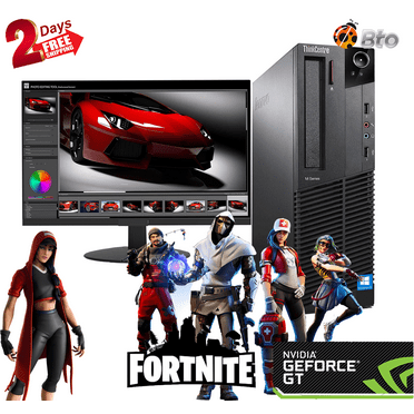 Restored Gaming Lenovo M91 Desktop SFF Computer Core i5 Processor 16GB Ram, 1TB HDD, Nvidia GT 1030 DDR5 20 inch LCD KB & Mouse Bto Wifi Adapter Bluetooth Windows 10 (Refurbished)