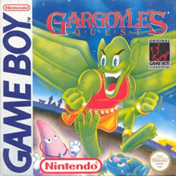 Restored Gargoyle's Quest (Nintendo GameBoy Original, 1990) Video Game (Refurbished)