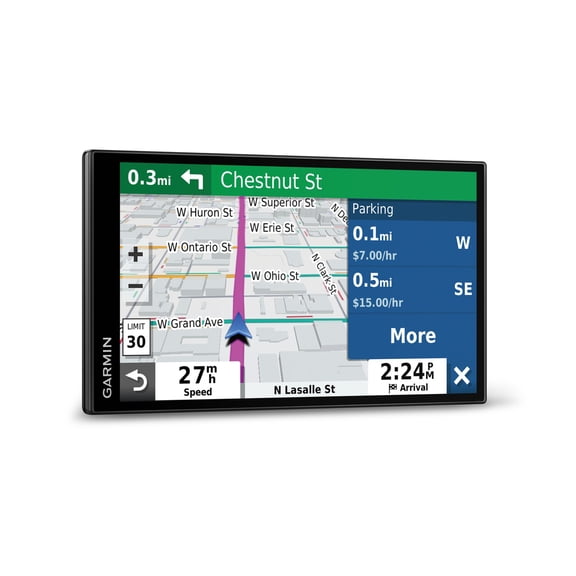 Restored Garmin DriveSmart 65 & Traffic GPS Navigator w/ 6.95 inch Touchscreen Display (Refurbished)