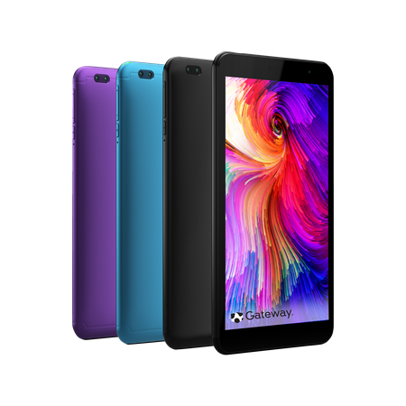 Restored Gateway GWAT8-1 8" Tablet Quad Core 32GB Storage 2GB Memory Android 10 Go, Blue (Refurbished)