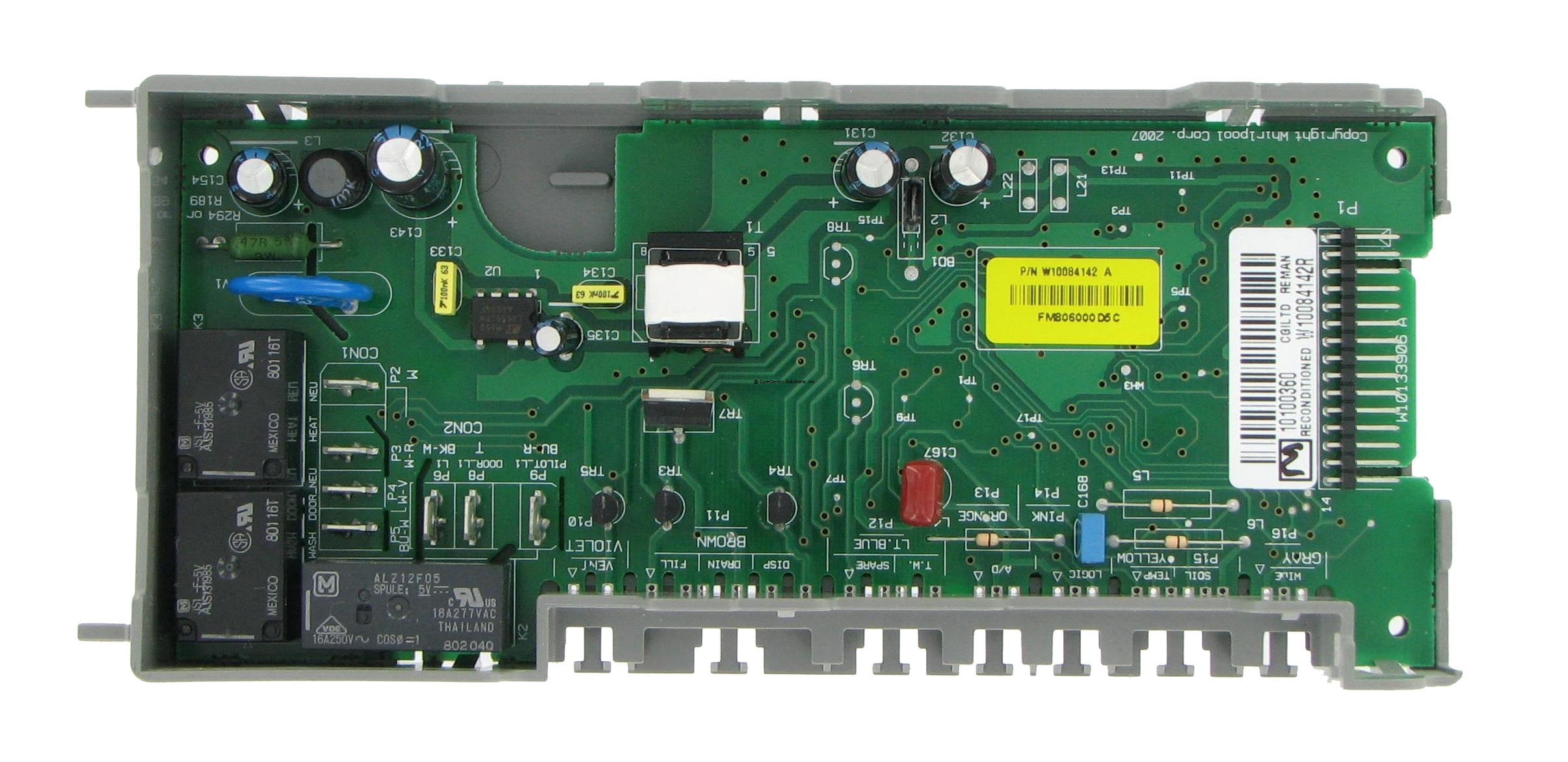 Restored Genuine Whirlpool Main Control Board WPW10084142 (Refurbished