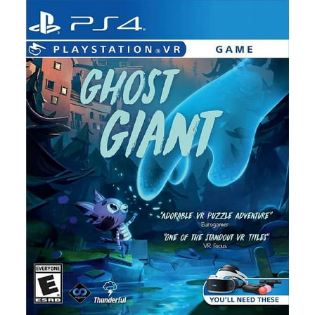 Restored Ghost Giant VR (Playstation 4, 2019) Puzzle Game (Refurbished)
