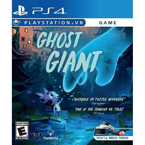 Restored Ghost Giant VR (Playstation 4, 2019) Puzzle Game (Refurbished)