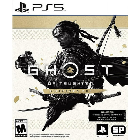 Restored Ghost of Tsushima Director's Cut (PlayStation 5, 2021) Fighting Game (Refurbished)