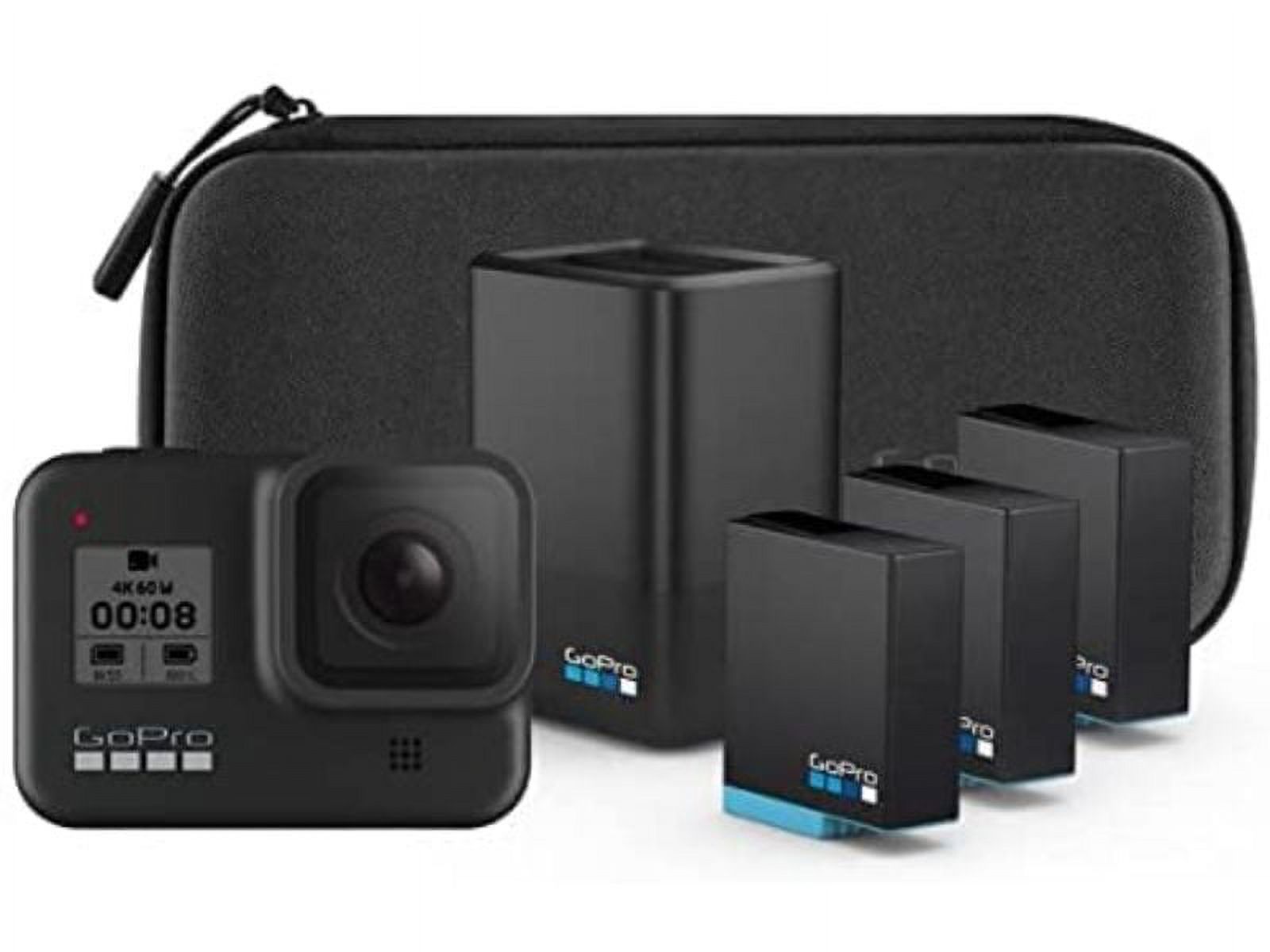 GoPro Hero8 Black Action Camera Bundle with Dual Battery Charger