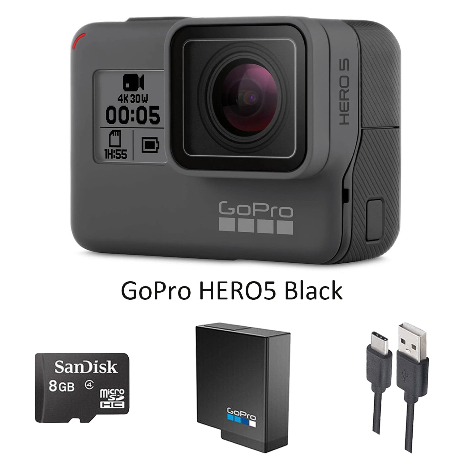 CÁMARA GO PRO HERO5 BLACK 12MP 4K CHDHX-502