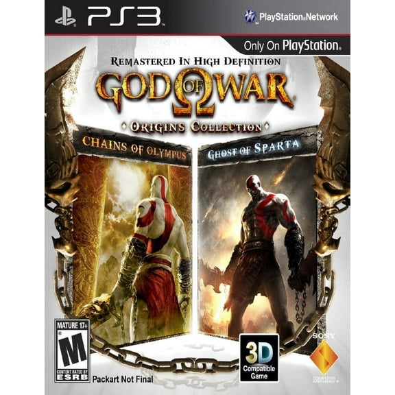 Restored God of War: Origins Collection (Sony Playstation 3, 2011) Fighting Game (Refurbished)