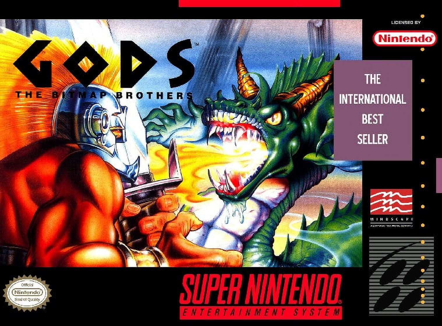 Gods (Super Nintendo, 1992) SNES Video Game