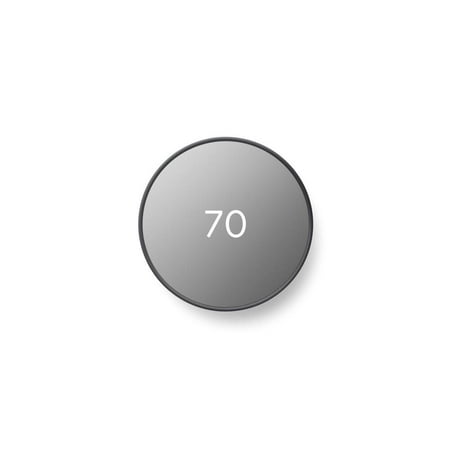 Restored Google GA02081-US Nest Programmable Smart Thermostat for Home - Charcoal (Refurbished)