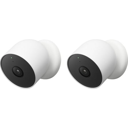 Restored Google Nest Cam Outdoor or Indoor, Battery - 2nd Generation - 2 Count (Pack of 1) (Refurbished)
