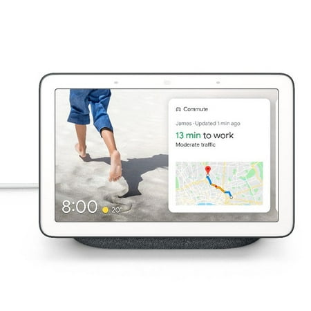 Restored Google Nest Hub Charcoal (Refurbished)