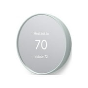 Restored Google Nest Thermostat - Programmable Smart Thermostat for Home - Fog (Refurbished)