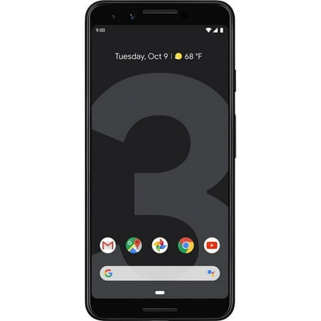 Restored Google Pixel 3 64GB Black (Unlocked) (Refurbished)