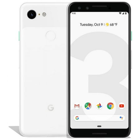 Restored Google Pixel 3 64GB Clearly White (Verizon Unlocked) (Refurbished)