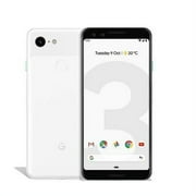 Restored Google Pixel 3 G013A Smartphone Multi Band CDMAGSM Unlocked 64 GB, White, (Refurbished)