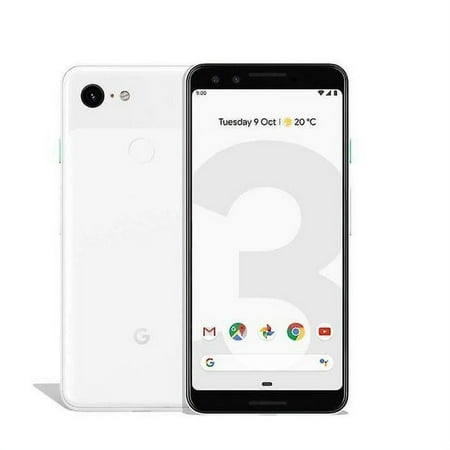 Restored Google Pixel 3 G013A Smartphone Multi Band CDMAGSM Unlocked 64 GB, White, (Refurbished)