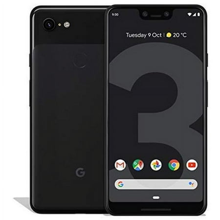 Restored Google Pixel 3 XL 64GB Unlocked GSM & CDMA 4G LTE Android Phone w/ 12.2MP Rear & Dual 8MP Front Camera Just Black (Refurbished)
