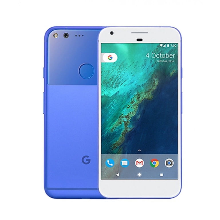 Restored Google Pixel 32GB, Blue, Factory Unlocked (Refurbished