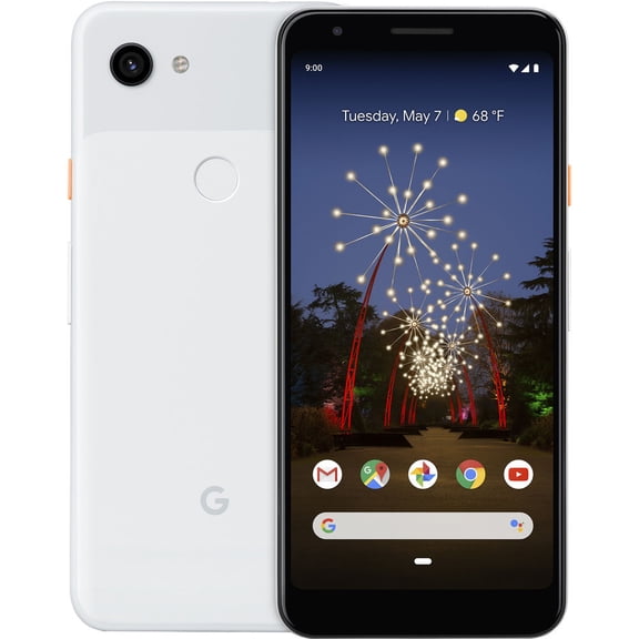 Restored Google Pixel 3a Clearly White 64GB Verizon + GSM Unlocked Smartphone (Refurbished)