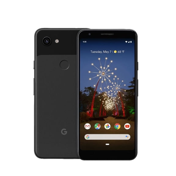 Restored Google Pixel 3a XL 64GB Black Locked Verizon (Refurbished)