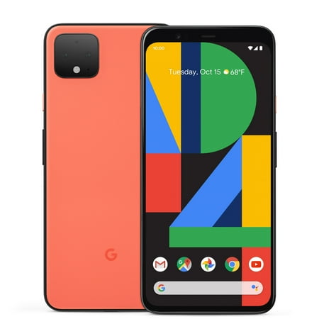 Restored Google Pixel 4 64GB Oh So Orange (Unlocked) (Refurbished)