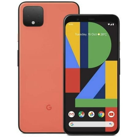 Restored Google Pixel 4 XL G020J 64GB/128GB Smartphone Unlocked - 64 GB, Orange (Refurbished)