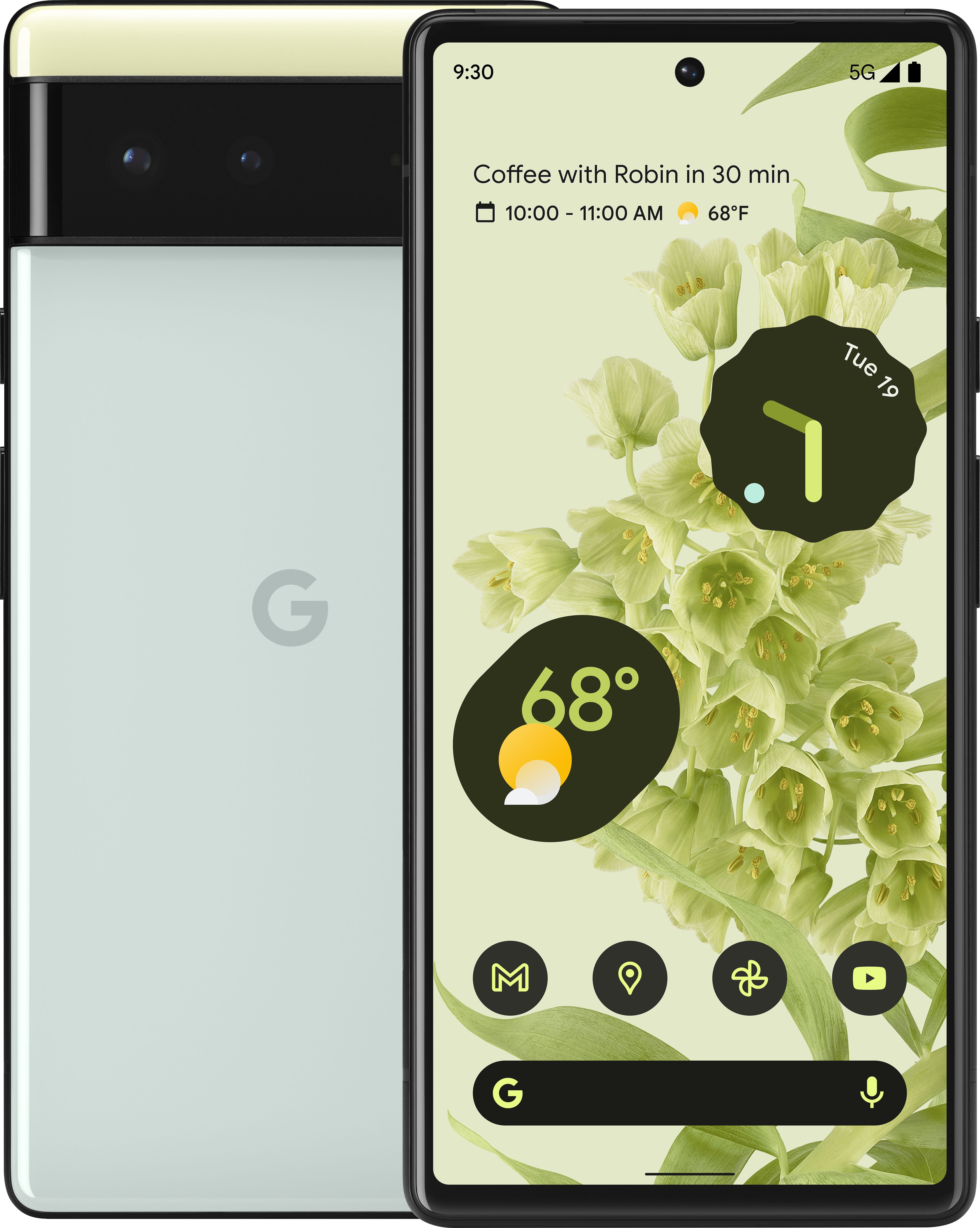 Restored Google Pixel 6 128GB Sorta Seafoam (Unlocked) (Refurbished)