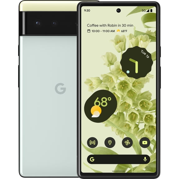Google Pixel 6 128GB Unlocked Refurbished, Tensor Processor, HDR Camera ...