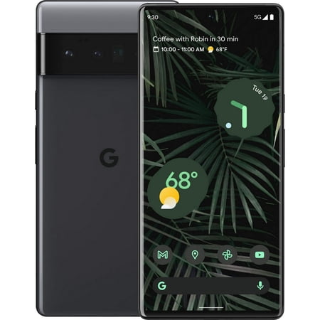 Restored Google Pixel 6 Pro 128GB Factory Unlocked (Stormy Black) 6.7in. Smartphone (Refurbished)