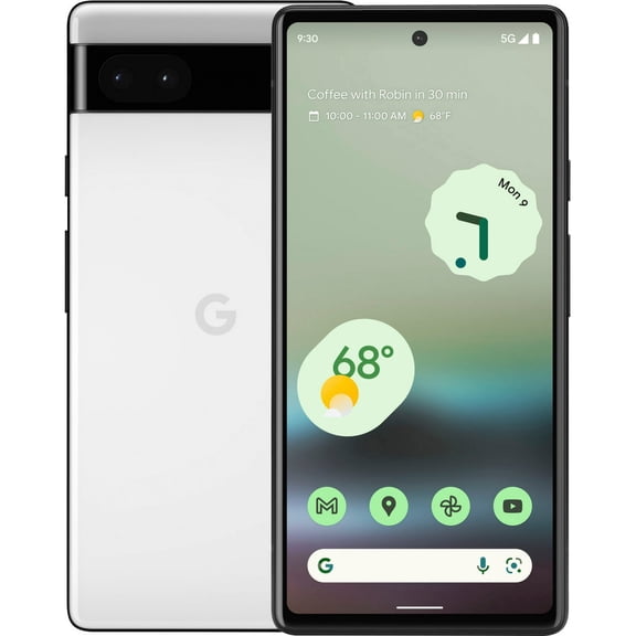 Restored Google Pixel 6A 128GB Chalk Unlocked (Refurbished)