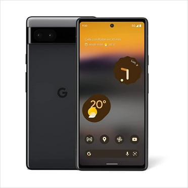 Restored Google Pixel 6A 128GB Fully Unlocked Phone Stormy Black (Refurbished)