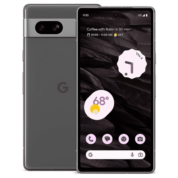 Restored Google Pixel 7a GWKK3 T-Mobile Only 128GB Charcoal (Refurbished)