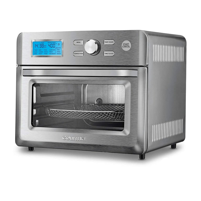Gourmia Digital Stainless Steel Toaster Oven Air Fryer Silver