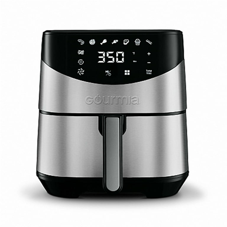 Brand New Gourmia 6-Qt Digital Air Fryer with Guided Cooking, Black GAF686