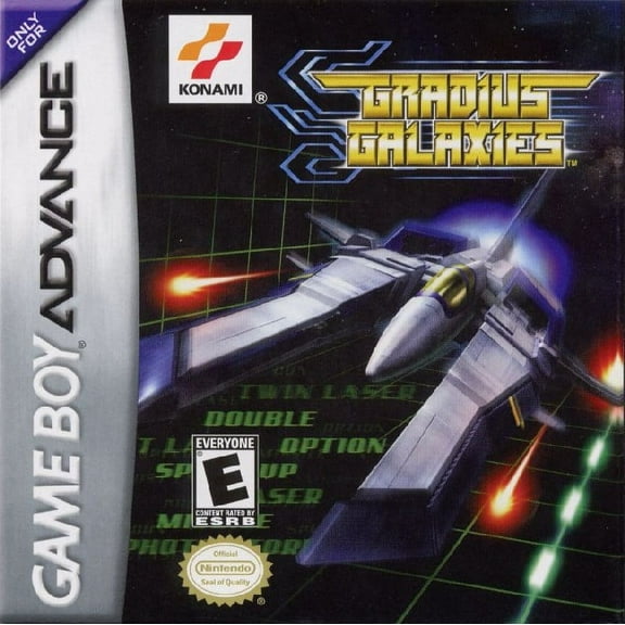 Restored Gradius Galaxies (Nintendo GameBoy Advance, 2001) Shooter Game (Refurbished)