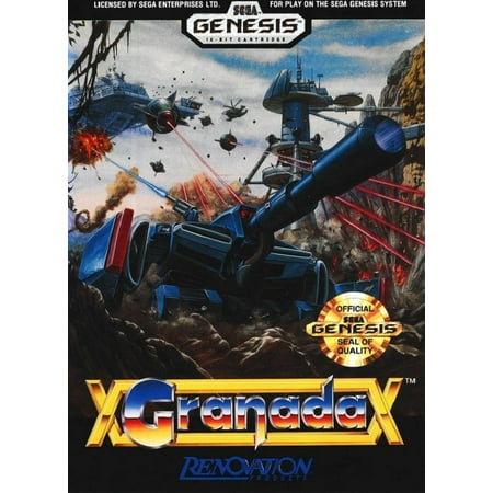 Restored Granada (Sega Genesis, 1990) War Game (Refurbished)