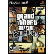 Restored Grand Theft Auto San Andreas, PlayStation 2, Parental Controls, Mature 17+ Video Game