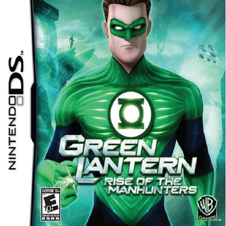 Restored Green Lantern: Rise of the Manhunters (Nintendo DS, 2011) Adventure Game (Refurbished)