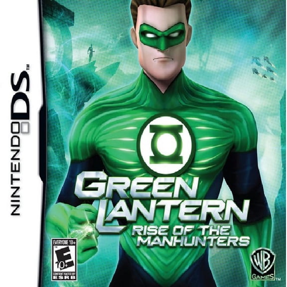 Restored Green Lantern: Rise of the Manhunters (Nintendo DS, 2011) Adventure Game (Refurbished)