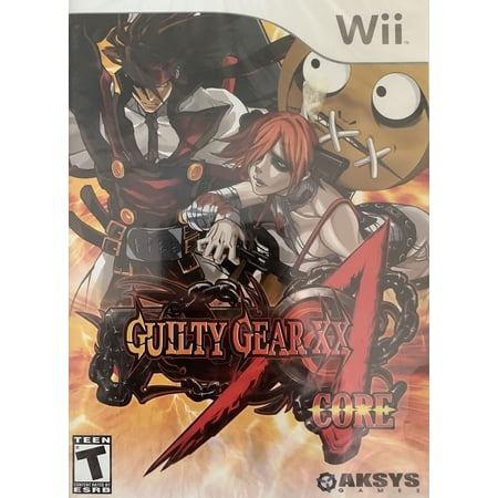 Restored Guilty Gear XX: Accent Core (Nintendo Wii, 2007) Fighting Game (Refurbished)