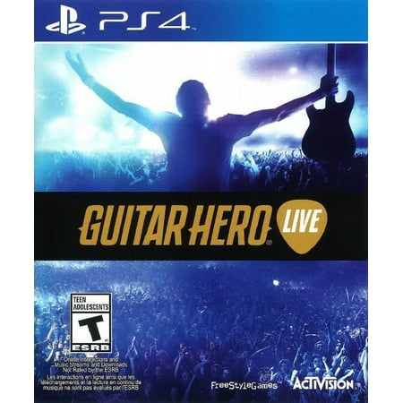 Restored Guitar Hero Live (Sony PlayStation 4, 2015) Music Game (Refurbished)