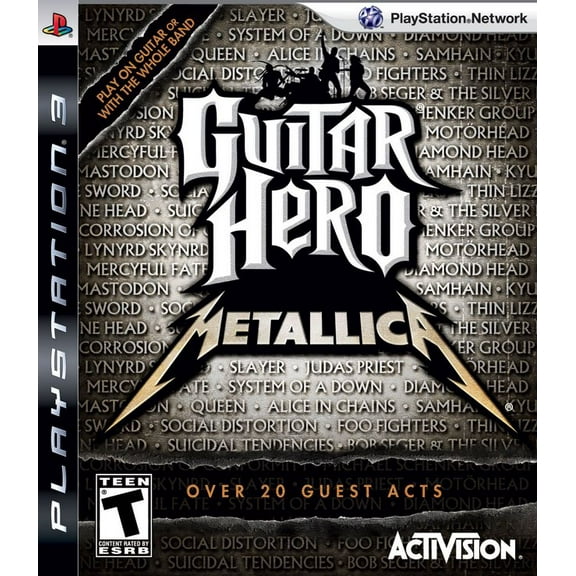 Restored Guitar Hero Metallica | PlayStation 3 (Refurbished)