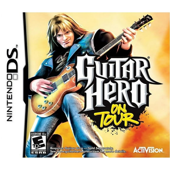 Restored Guitar Hero on Tour (Nintendo DS, 2008) Music Game (Refurbished)